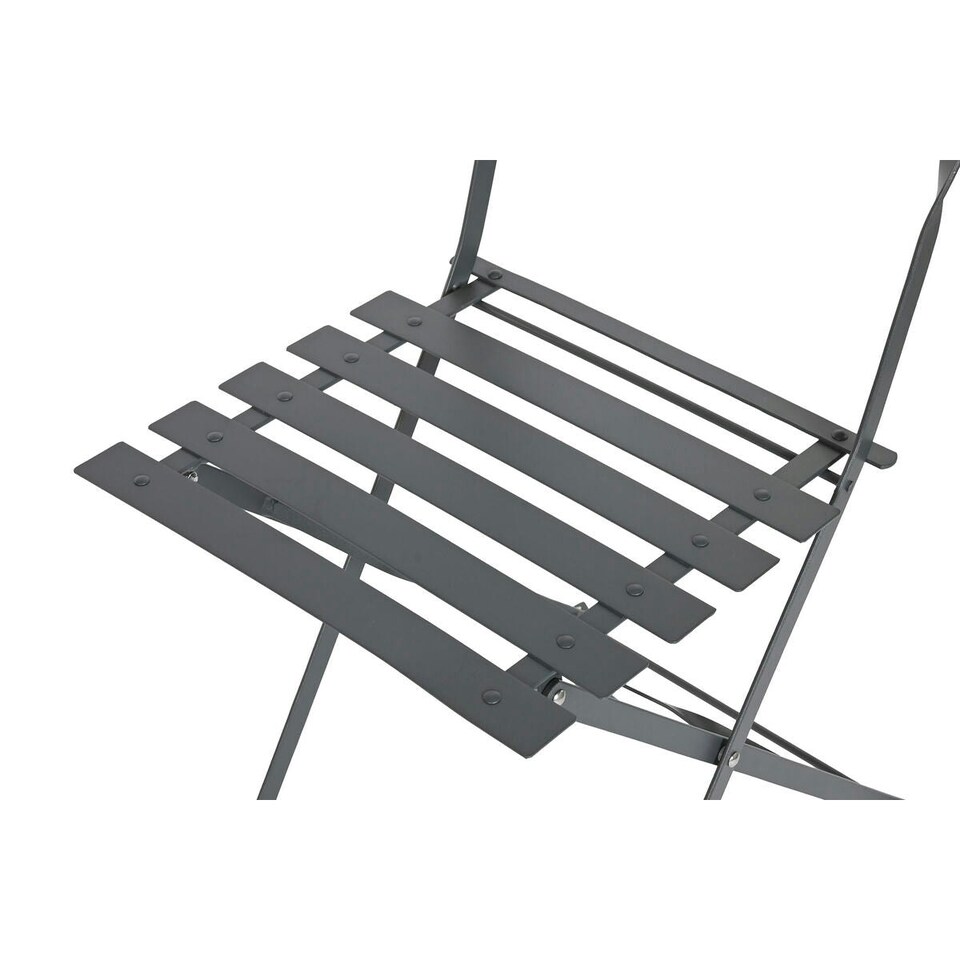 image 1 of Table set with 2 chairs Home ESPRIT Grey 60 x 60 x 71 cm N/A