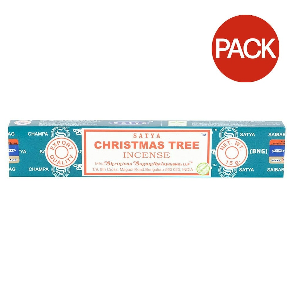 image 1 of Satya Christmas Tree Incense Sticks (Pack of 12) - Multicoloured - One Size