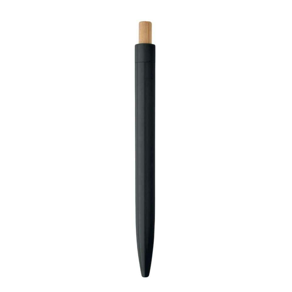 image 1 of MidOcean Penu Bamboo Details Ballpoint Pen - Black - 1.1cm x 13.4cm x 1.5cm