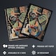 image 2 of Mans Face Abstract Painting Kubincan Huge Wall Art Poster Print