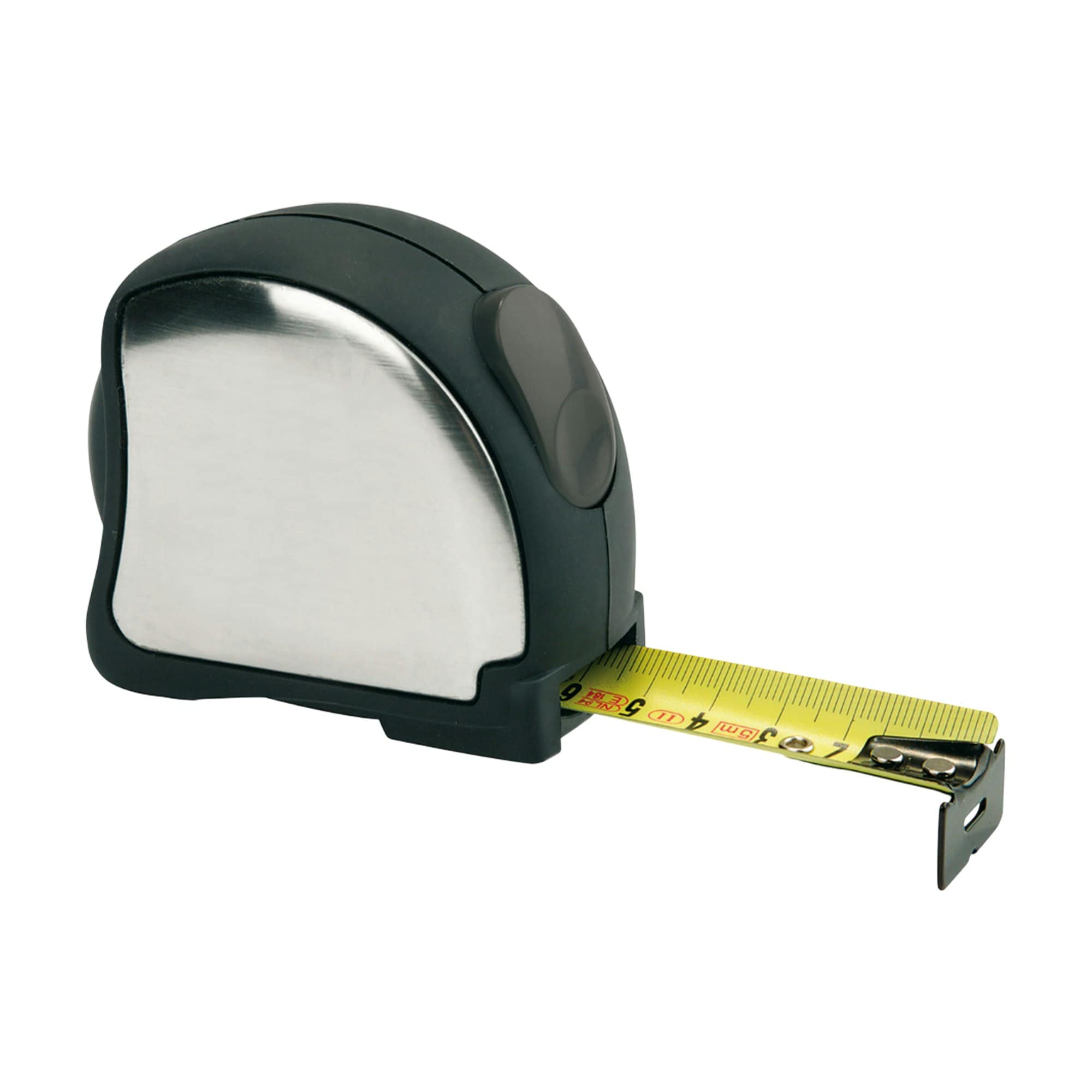 XD Collection Stainless Steel Tape Measure - Silver/Yellow - One Size