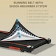 image 6 of HOMCOM Foldable Walking Treadmill w/ LED Display, Red