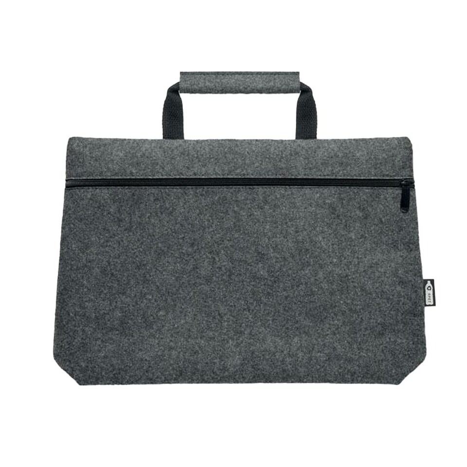 image 1 of MidOcean Tapla RPET Felt Laptop Bag - Stone Grey - 28cm x 38cm x 6.5cm Black