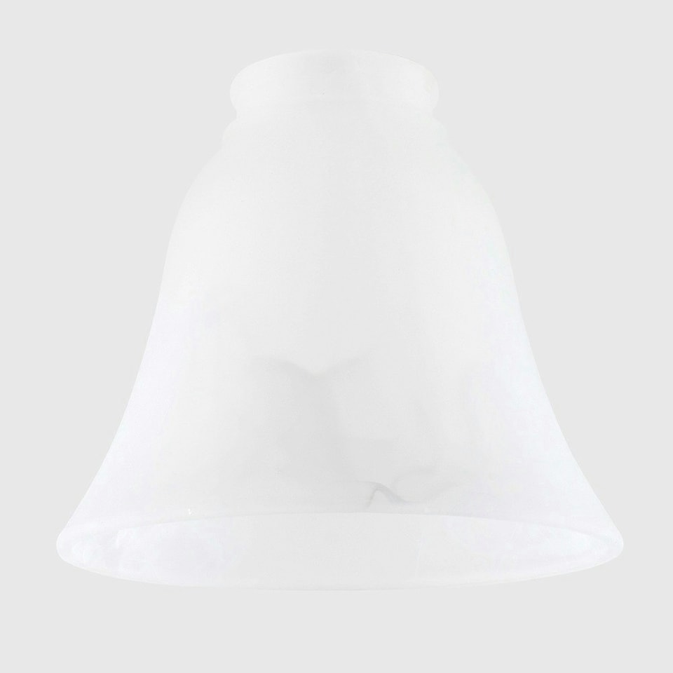 image 1 of ValueLights 3 Pack White Tapered Bell Shape Ceiling Pendant Shades