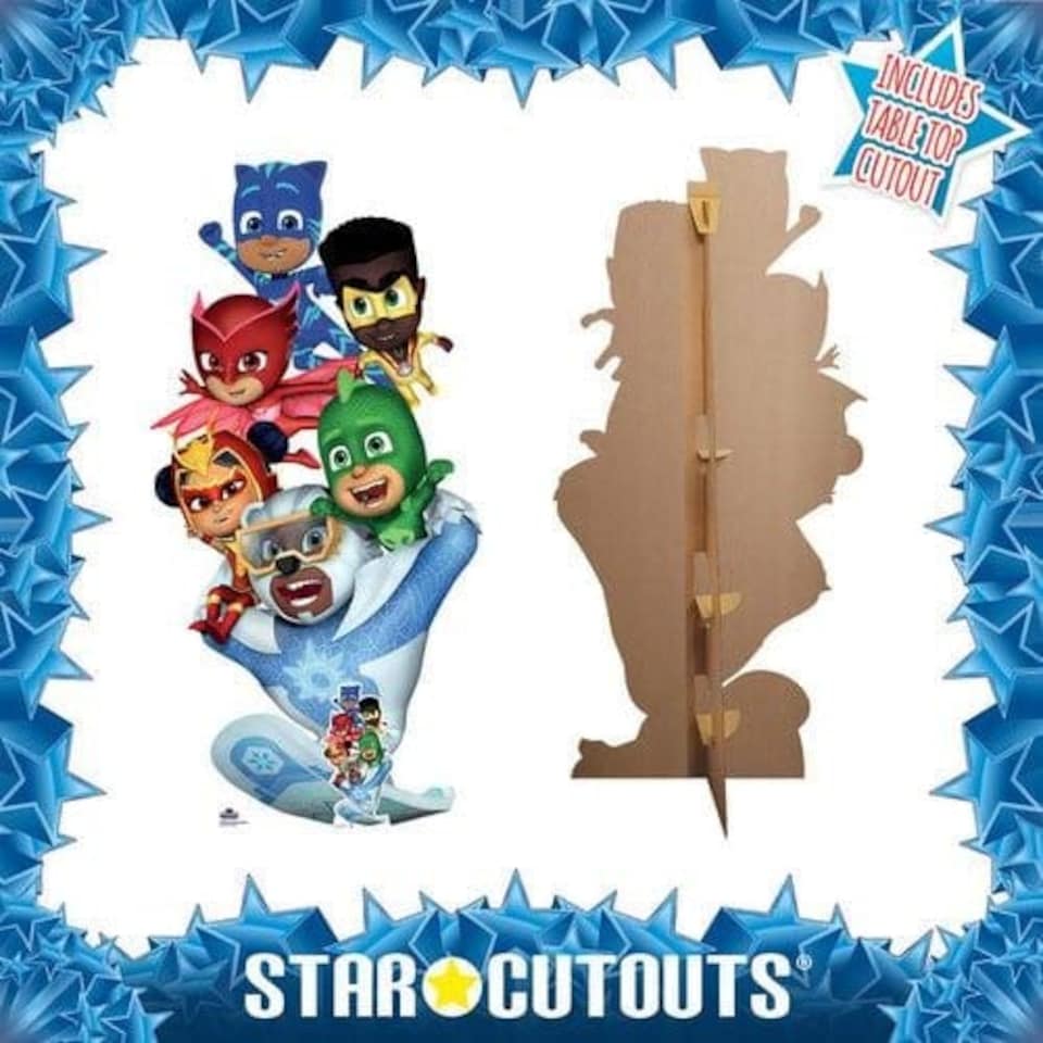 image 1 of PJ Masks Group Shot Lifesize Cardboard Cutout 175cm