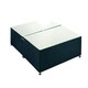 image 1 of Midnight Linen No Drawer Divan Base Small Double