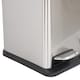 image 4 of 45L Stainless Steel Triple Compartment Pedal Kitchen Waste Bin | Silver