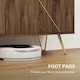 image 6 of HOMCOM Sideboard Storage Cabinet with Luxurious Steel Lines Steel Legs Brown Brown