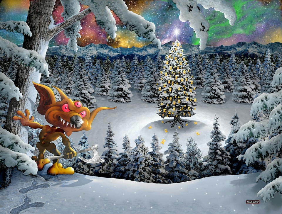image 1 of Mike Jupp - Grymnitt and The Teddy Bear Tree 1000 Piece Jigsaw Puzzle