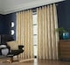 image 1 of Omega Lined Eyelet Curtains - Ochre -229cm x 274cm