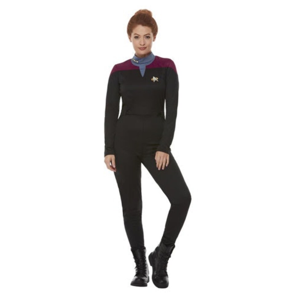 image 1 of Command Uniform Star Trek Voyager Fancy Dress Costume Ladies Extra Small - UK 4-6 Multi | 4
