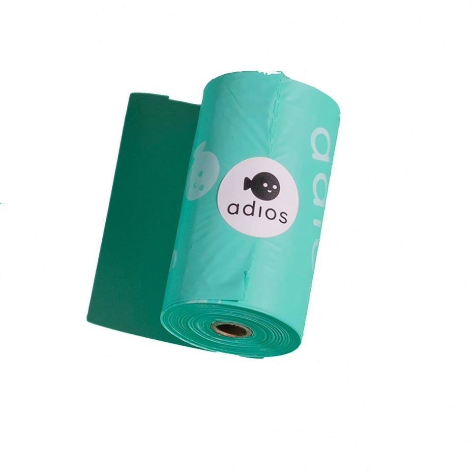 Adios Dog Poop Bags - Mint - One Size