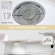 image 5 of HOMCOM Worktop Dishwasher w/ 4 Place Settings 6 Programs, Silver Tone