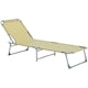 image 1 of Outsunny Camping Cot Picnic Sun Lounger Portable Folding Chaise Chair
