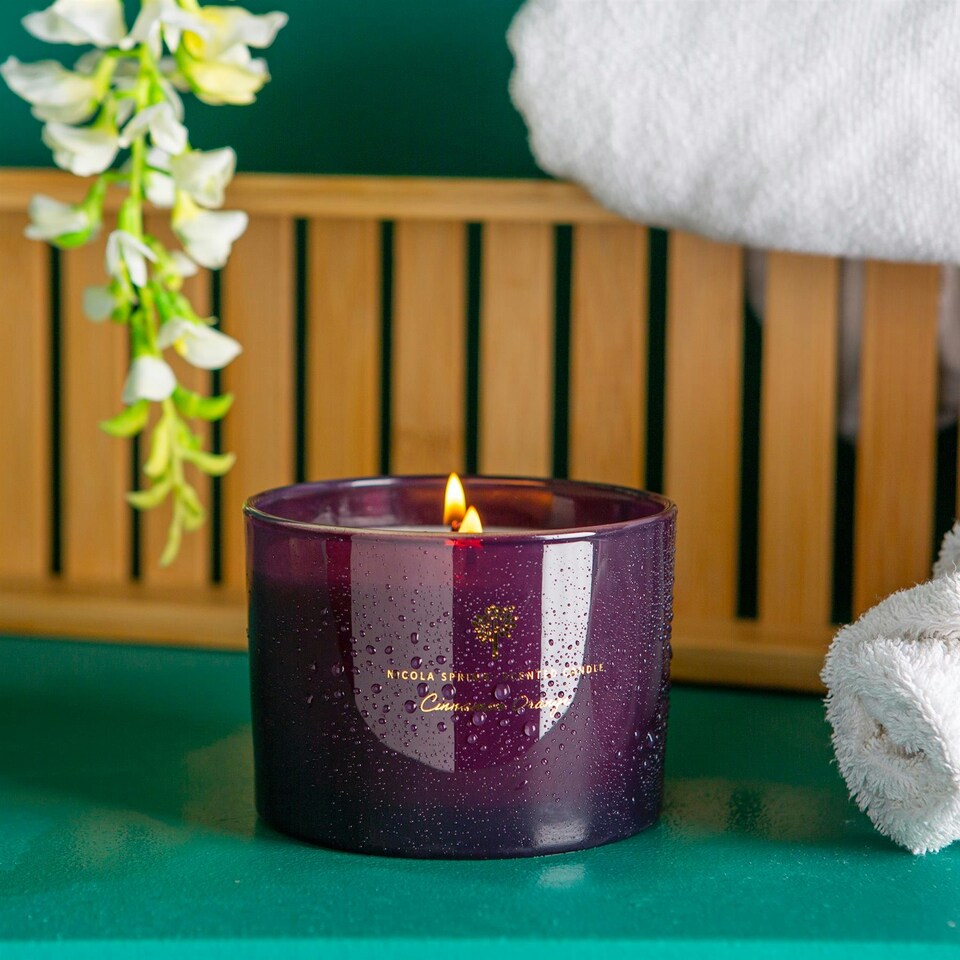 image 1 of Nicola Spring Soy Wax Scented Candle - 350g - Cinnamon & Orange