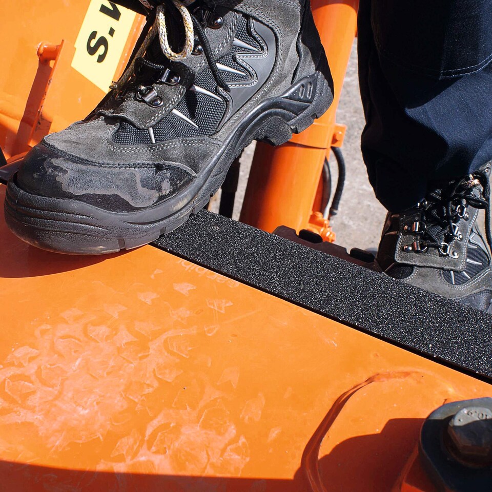 image 1 of Durable DURALINE GRIP Heavy Duty Anti Slip Floor Tape | 50mm x 15m | Black | Black