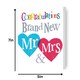 image 2 of Brightside 'Mr & Mrs' Wedding Card