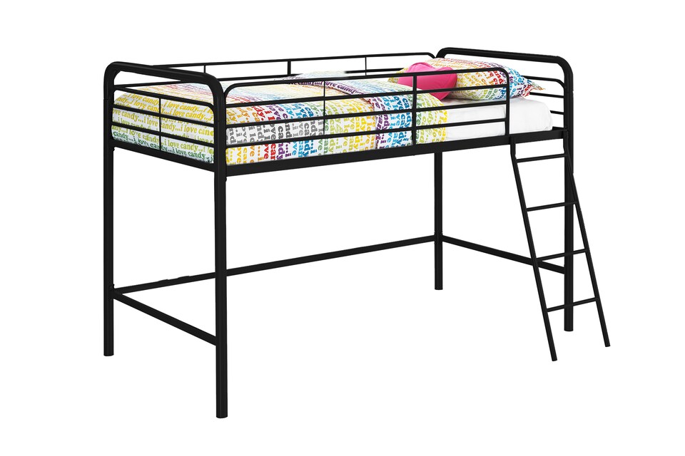 image 1 of Midsleeper Bunk Bed Black, Single