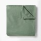 image 2 of OHS Teddy Fleece Soft Warm Plush Cosy Plain Dyed Throw Over Bed Blanket, 200x240cm Green | Evergreen