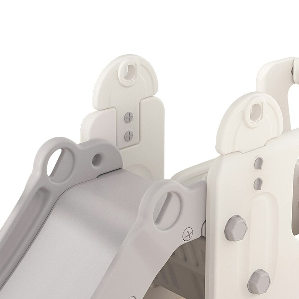 image 1 of Living and Home Kids' 2-in-1 Multi-Functional Slide with Bus Design