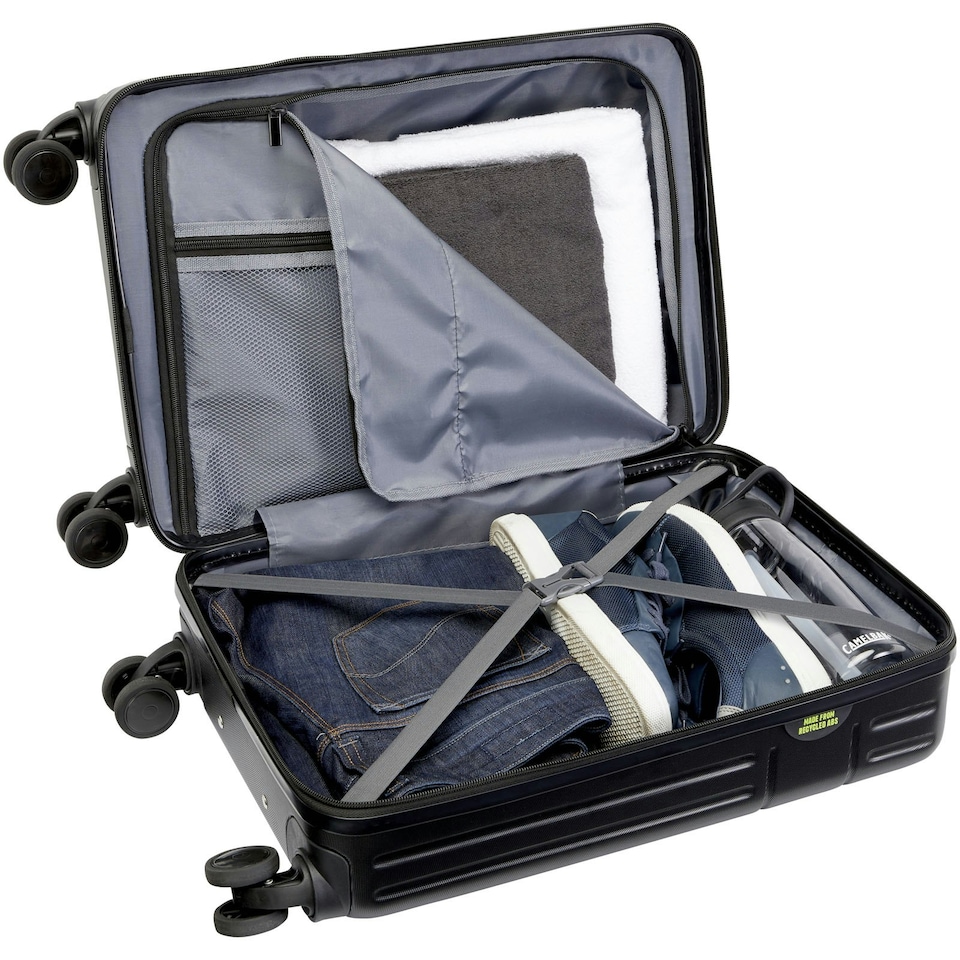 image 1 of Rover 20 Recycled 40L 4 Wheeled Cabin Bag - Black - One Size
