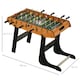 image 2 of HOMCOM Folding Football Gaming Table Mini Foosball Soccer Table for Family Fun Indoor Play Sports