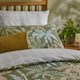 image 2 of Duvet Day Kentia Printed Soft Touch Duvet Cover Set | Green | Palm Green | Single | 1