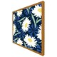 image 5 of Daisies on navy (Picutre Frame) White | XL