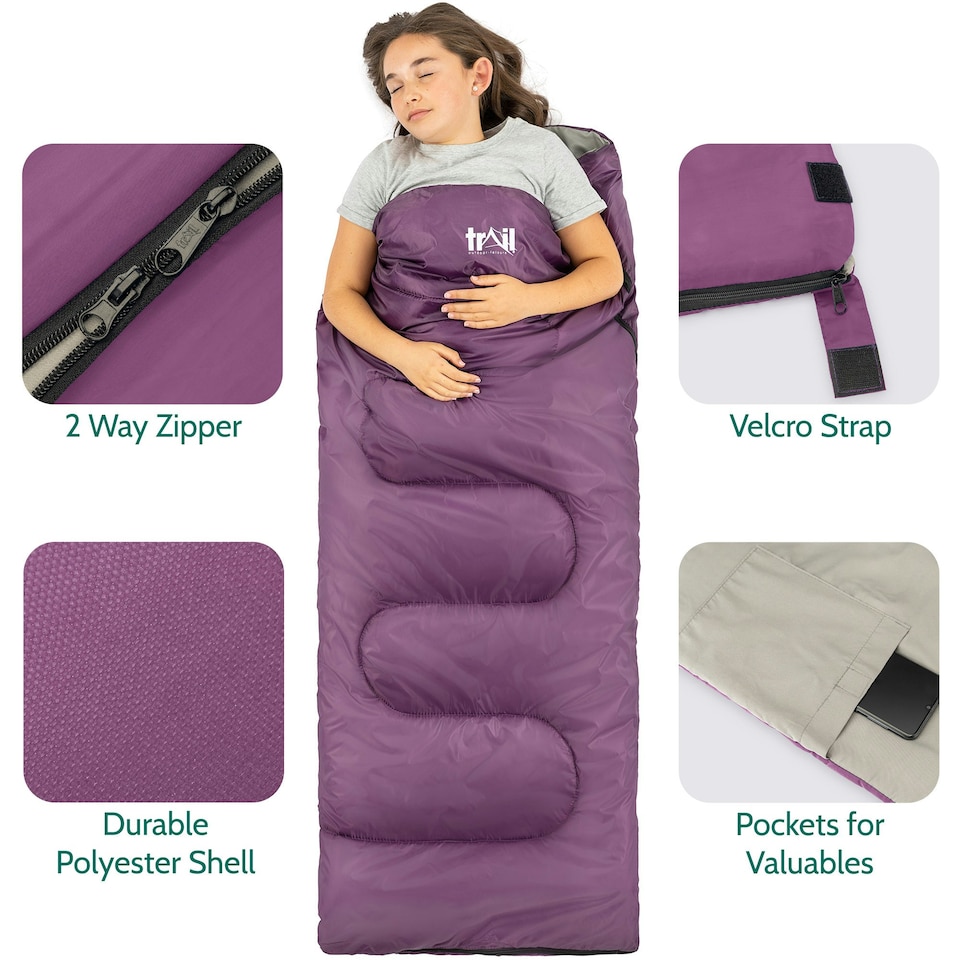 image 1 of Kids Envelope Sleeping Bag