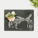 image 3 of The Just Slate Company Kissing Hares Slate Cheese Board