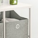 image 9 of SoBuy Bathroom Storage Cabinet with 2 Foldable Laundry Baskets, White, 30.3x15.0x31.5 inches, 8.7 kg - BZR57-W