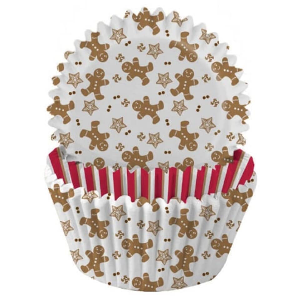 image 1 of Anniversary House Gingerbread Swirl Cupcake Cases