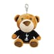 image 1 of Tottenham Hotspur FC Buddy Bear Keyring - Brown/Black - One Size