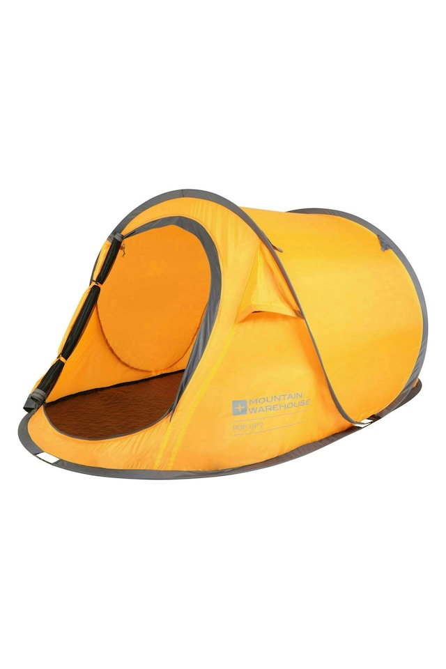 image 1 of Mountain Warehouse Pop Up SS Tents Water Resistant Compact Camping Accessory | Orange | Bright Orange | One Size