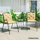 image 8 of Outsunny Set of 2 Garden Chair Cushions Seat Pad for Outdoor & Indoor Use 