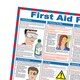 image 4 of Pegdev Eye First Aid Laminated Health & Safety Poster A2 Landscape Durable Sign