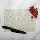 image 2 of Outline Icons Glass Chopping Board | Multi