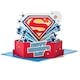 image 2 of Hallmark Musical And Light Up Father's Day Card - 3D Superman Logo