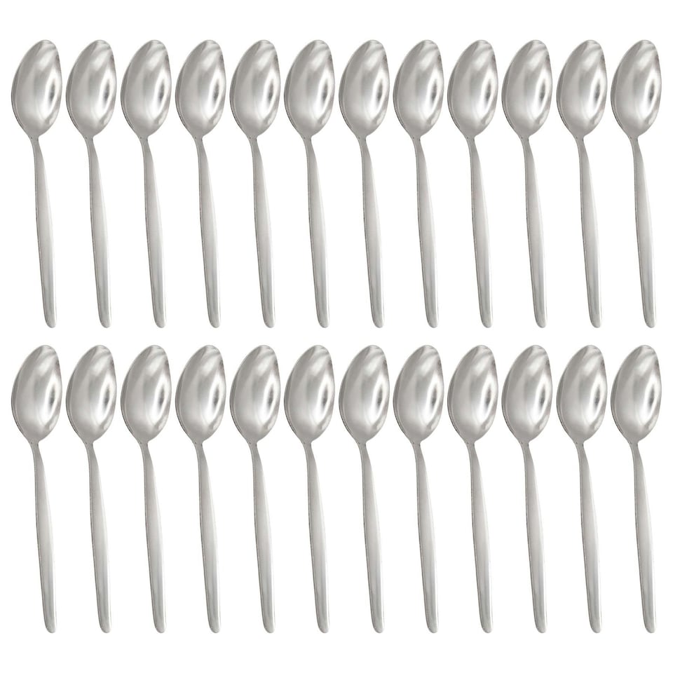 image 1 of Argon Tableware Economy Stainless Steel Dessert Spoons - 19cm - Pack of 24