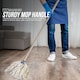 image 8 of Traditional Pure Cotton Yarn Mop Galvanised Metal Socket Mop with Handle