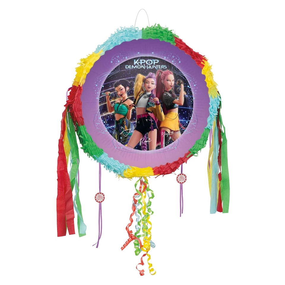 K-Pop Demon Hunters Pull String Pinata