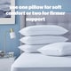 image 3 of Silentnight Superwash Bed Pillows, Hypoallergenic, Medium Support, 4 Pack