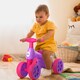 image 2 of HOMCOM Baby Balance Bike Toddler Training Walker Smooth Rubber Wheels Ride on Toy Storage Bin Gift for Boys Girls Violet Fuchsia | Purple