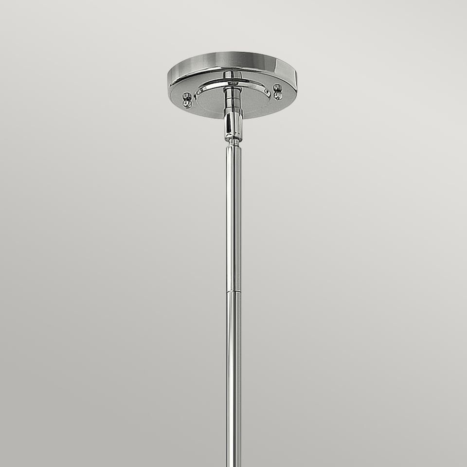 image 1 of Amelia 1 Light Medium Dome Ceiling Pendant Chrome, E27