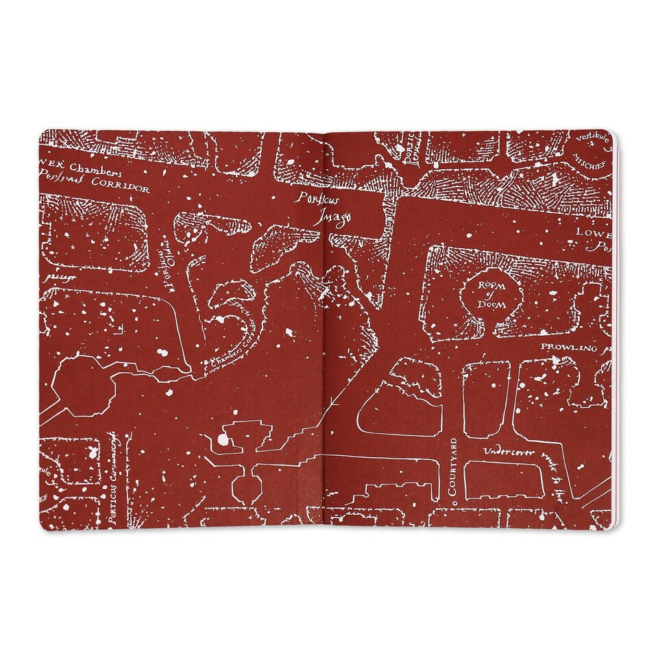 image 1 of Harry Potter Marauders Map A5 Flex 288 Page Notebook