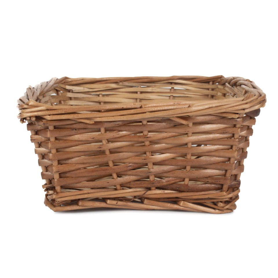 image 1 of Medium Tapered Split Willow Tray | Brown | Brown | Medium