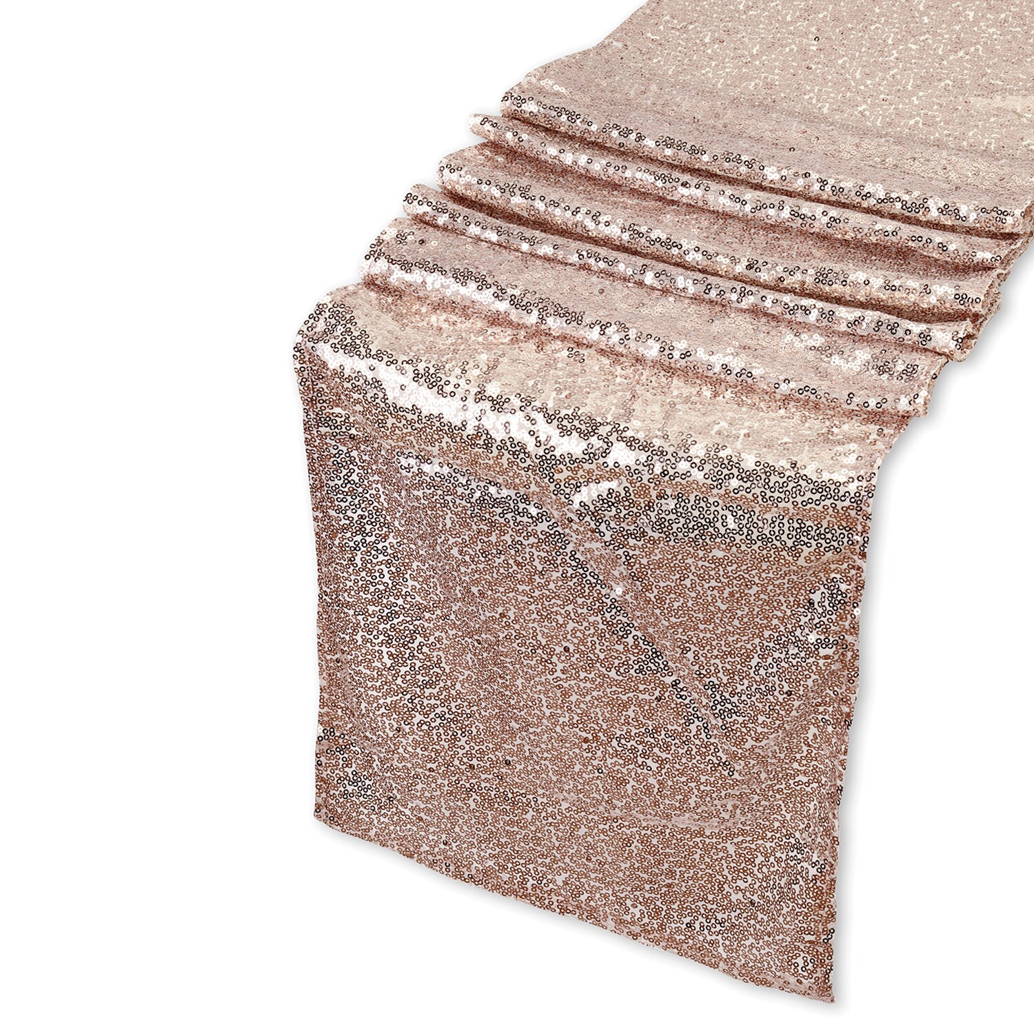Shimmer Sequin Table Runner, Overlay Sequin Table Linen - 11x108 Inch