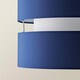 image 5 of ValueLights Sophia Pair of Small Navy 2 Tier Lamp Shades & Bulbs Blue