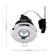 image 6 of ValueLights 4 Pack IP65 Chrome Downlights | Silver