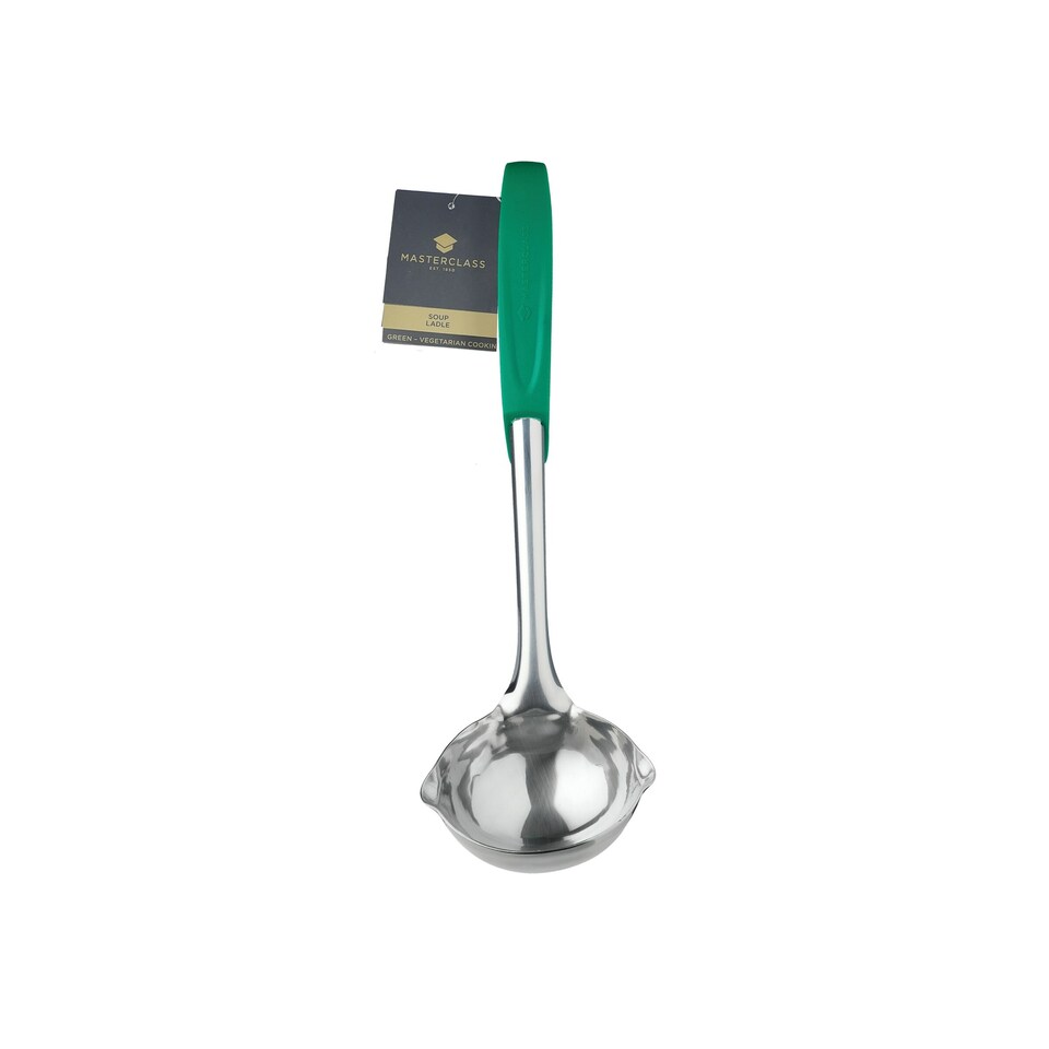 image 1 of MasterClass Buffet Ladle Green Stainless Steel
